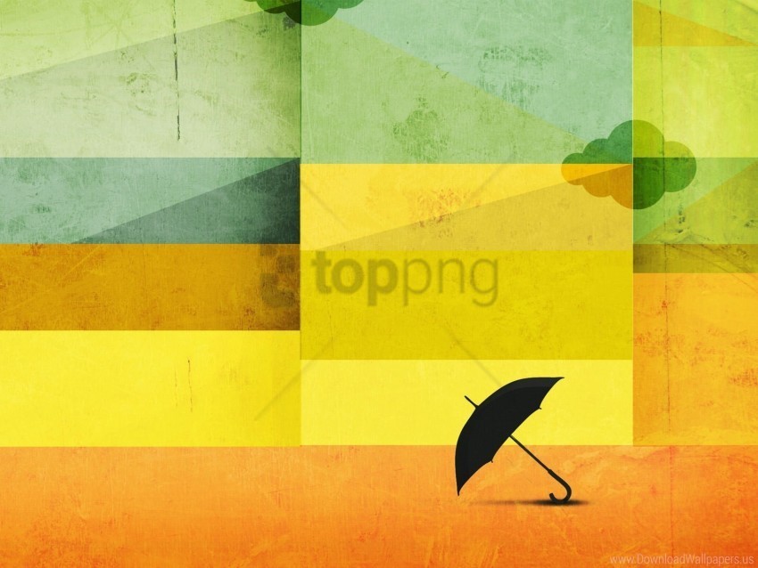 cube line square umbrella wallpaper Isolated Character on Transparent Background PNG