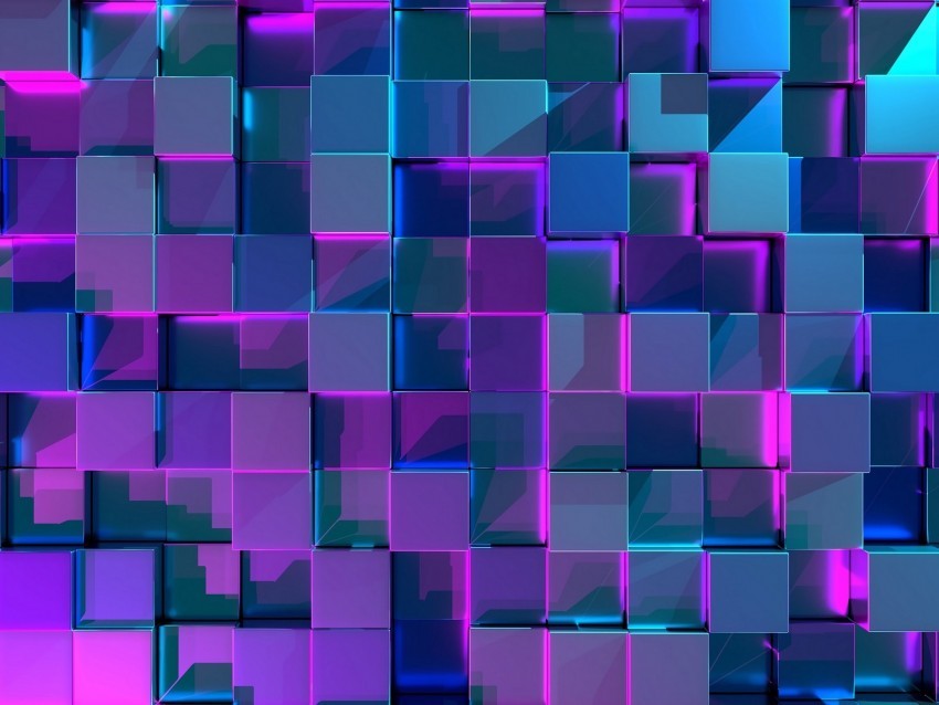 cubes structure 3d surface reflection glow Transparent Background PNG Isolated Design