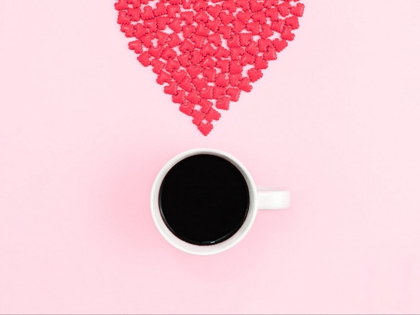 cup heart love coffee candy Free PNG