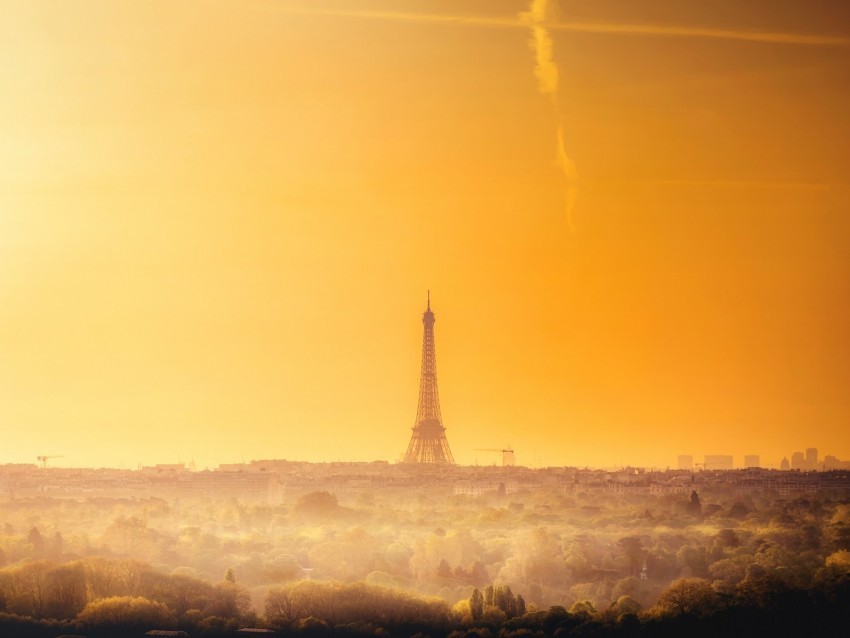 dawn eiffel tower horizon paris france Transparent PNG images with high resolution