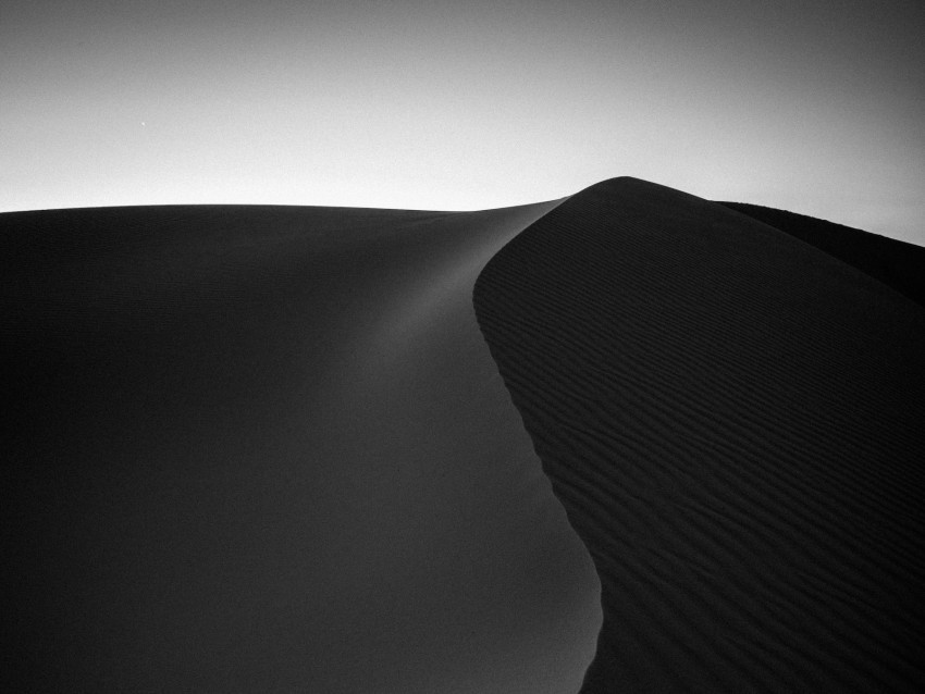 desert dunes sand bw PNG images with no background needed