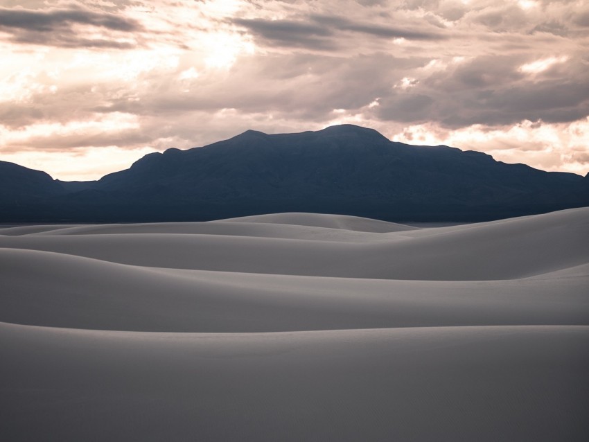 desert dunes sand clouds PNG design elements