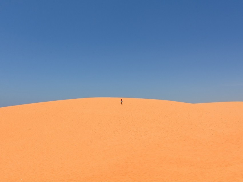 desert sand man hill sky clean PNG Image Isolated with Transparent Clarity