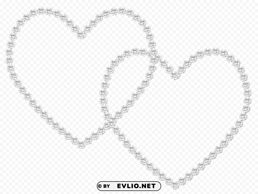 diamond hearts Isolated Character on Transparent Background PNG