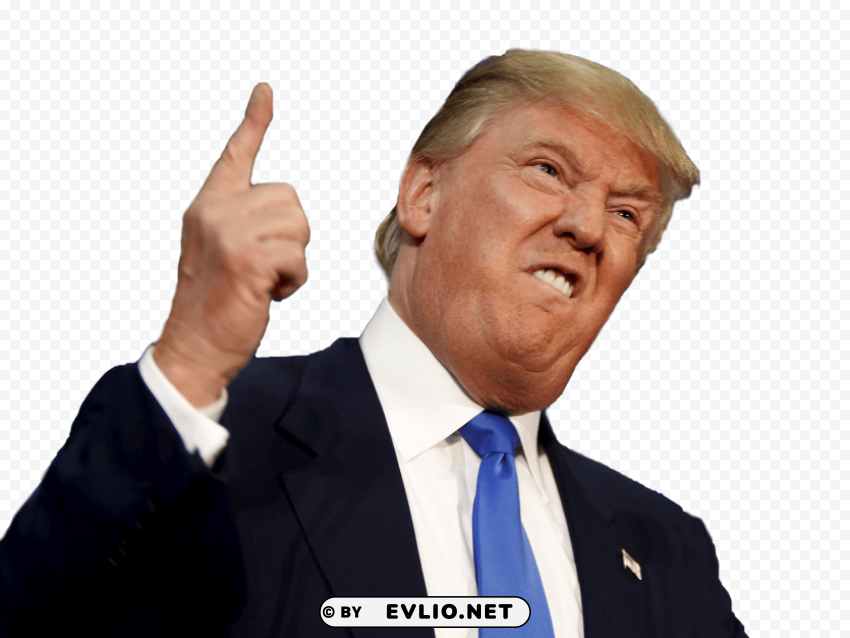 donald trump PNG graphics with clear alpha channel selection