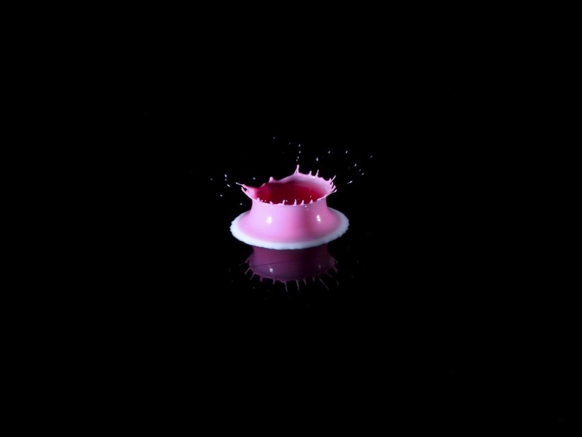 drop paint splash pink reflection fall splatter Transparent background PNG gallery 4k wallpaper