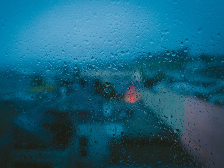 drops glass moisture rain blur blue PNG images with alpha transparency diverse set 4k wallpaper