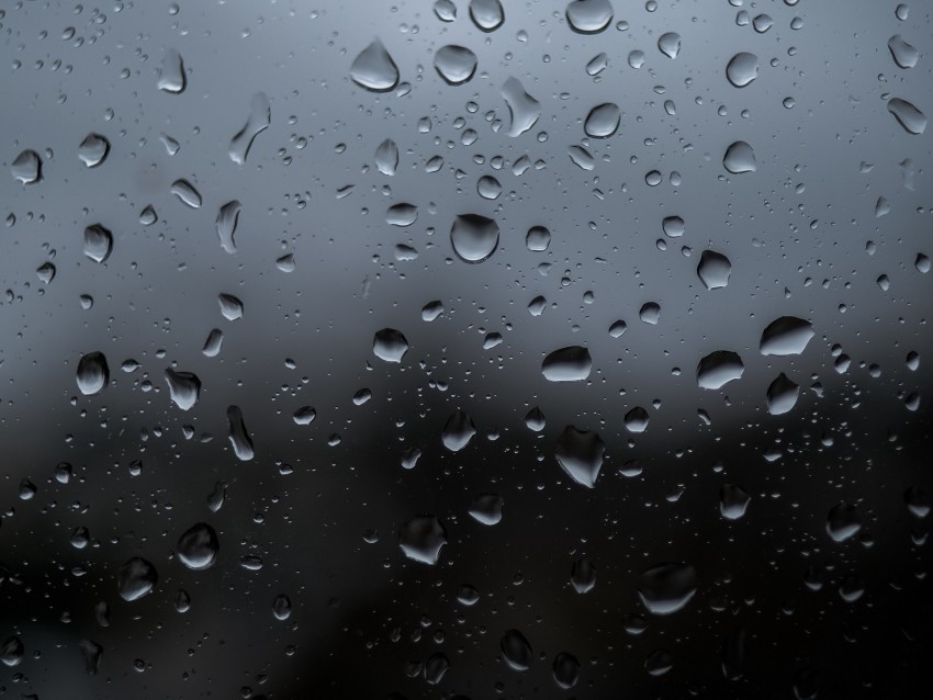 drops wet glass surface macro gray Isolated Item with Clear Background PNG