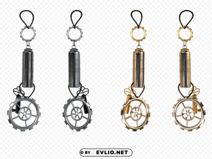 Earrings PNG Files With Transparent Backdrop