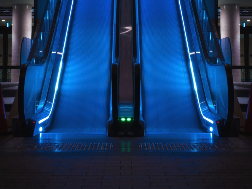 escalator lighting room design PNG Image Isolated with High Clarity 4k wallpaper