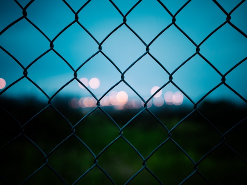 fence mesh grid highlights bokeh blur PNG photo without watermark