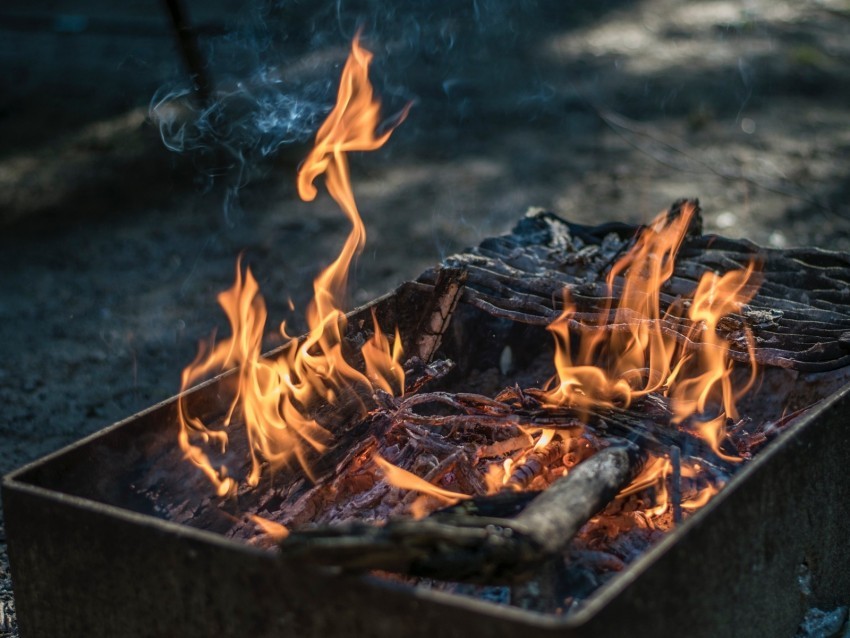 fire barbecue bonfire firewood PNG isolated 4k wallpaper