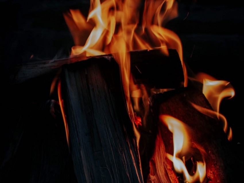 fire bonfire firewood flame dark PNG transparent photos massive collection