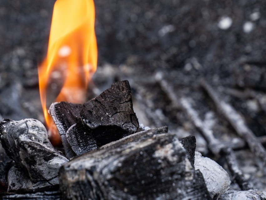 fire bw coals burning blur macro PNG Image Isolated on Clear Backdrop