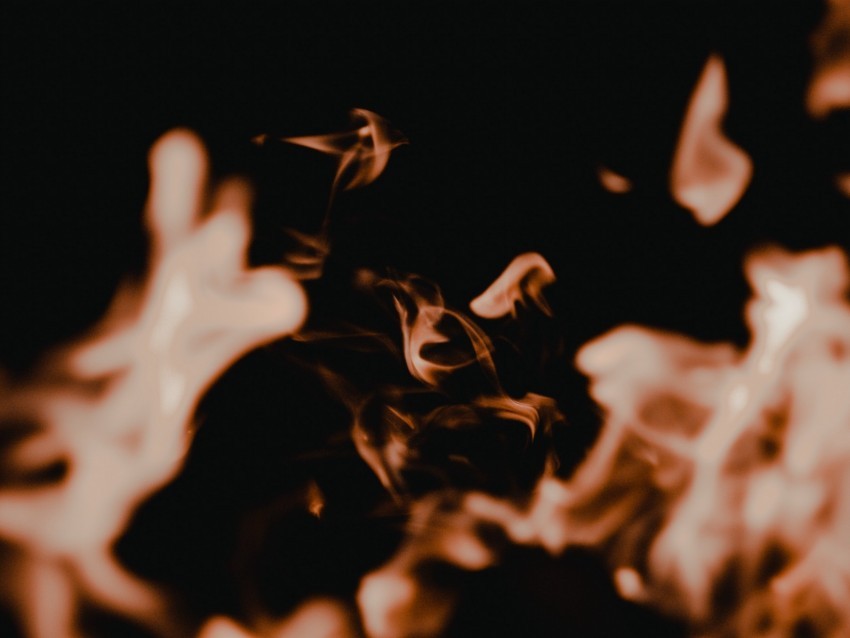 fire dark flame blur PNG with no background for free