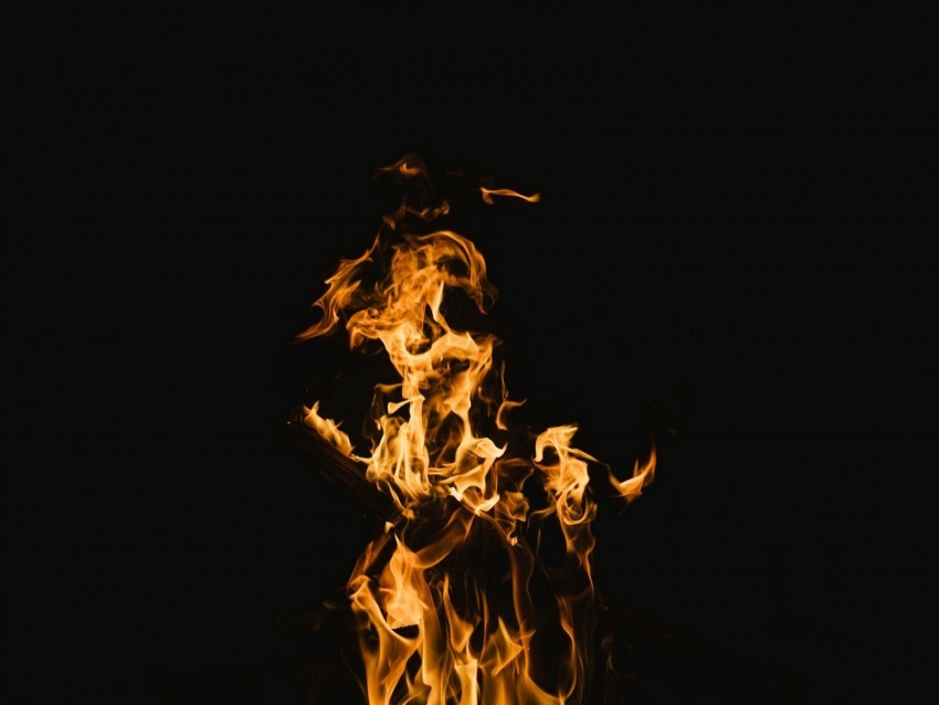 fire flame burn blazing dark PNG photo without watermark