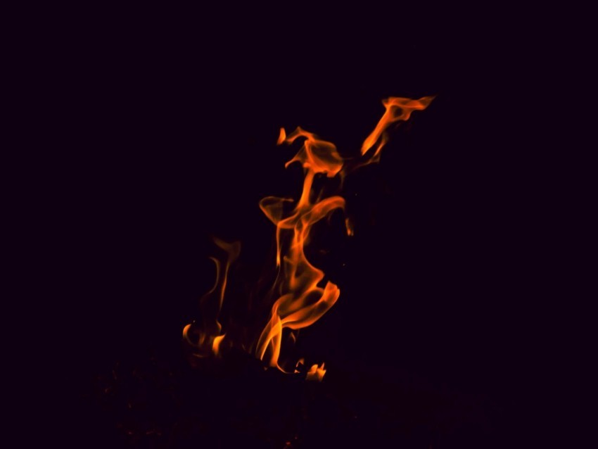fire flame dark burn bonfire Isolated PNG Graphic with Transparency