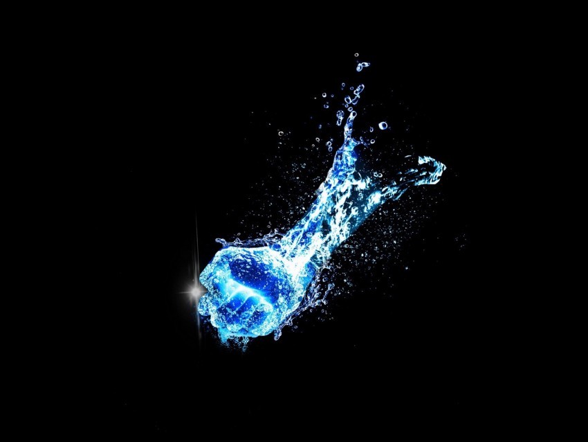 fist water spray splash hand HighResolution Transparent PNG Isolated Element