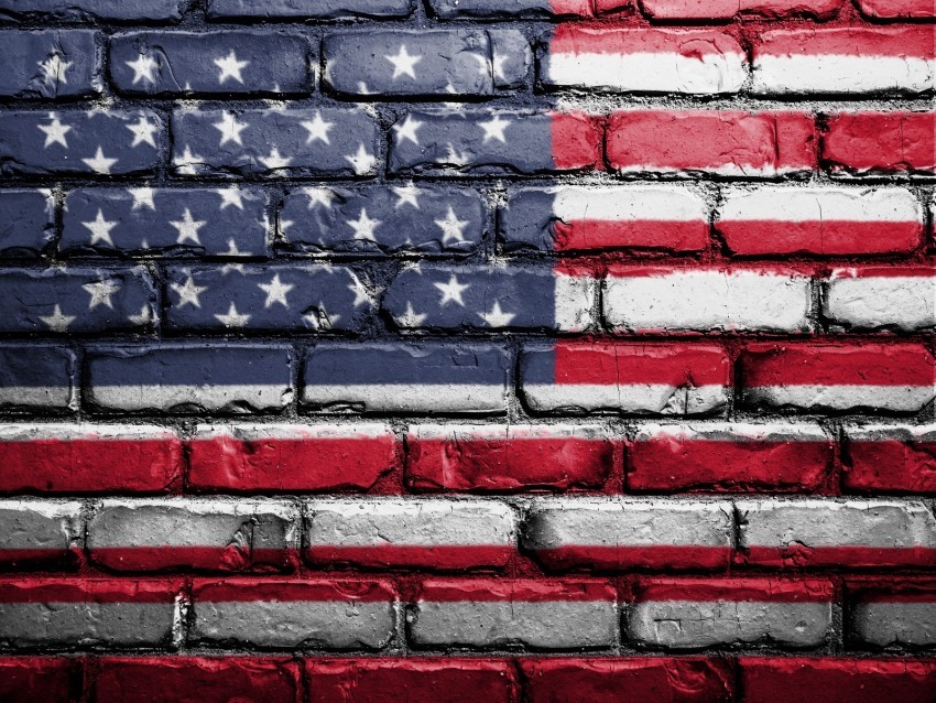 flag america usa symbolism wall brick paint PNG for t-shirt designs 4k wallpaper