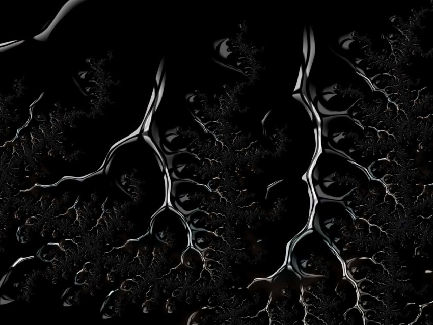 fractal black branched dark creeping Isolated Artwork on HighQuality Transparent PNG 4k wallpaper