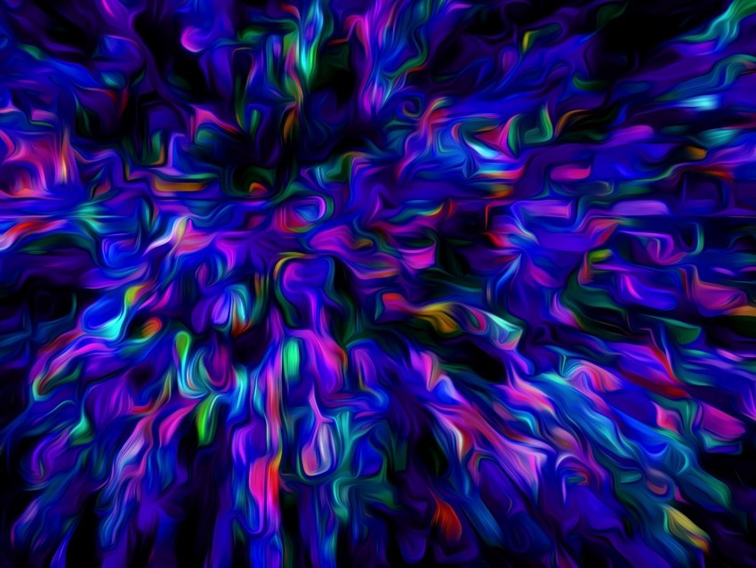 fractal blur colorful abstraction PNG images without restrictions