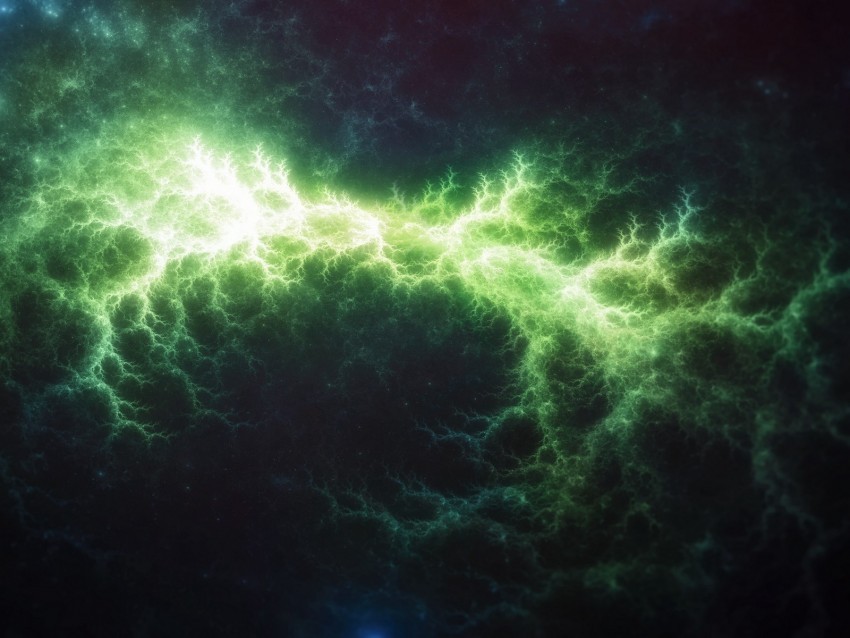 fractal glow bright lightning cloud PNG Isolated Illustration with Clarity