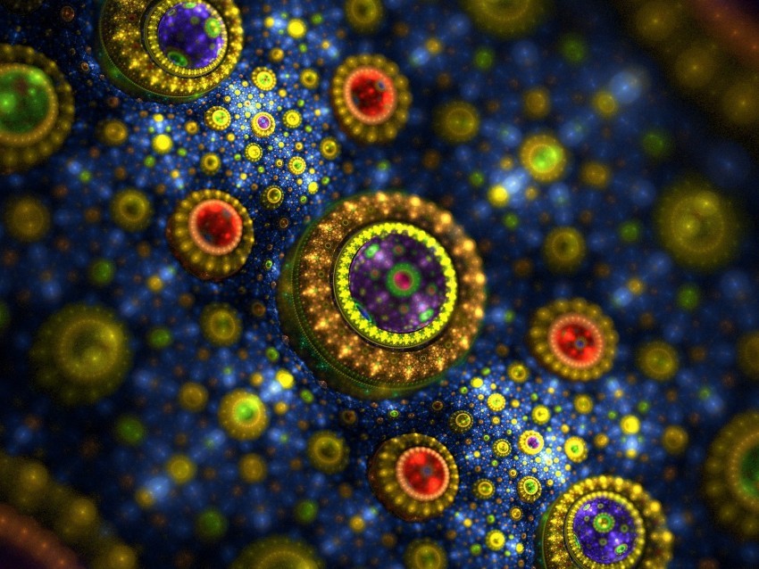 fractal pattern ornament colorful blur PNG images alpha transparency