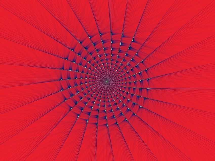 fractal spiral lines optical illusion red Transparent graphics