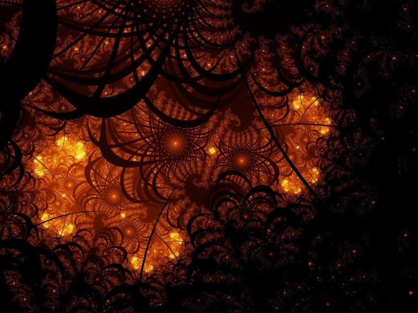 fractal tangled glow pattern dark PNG files with no backdrop wide compilation