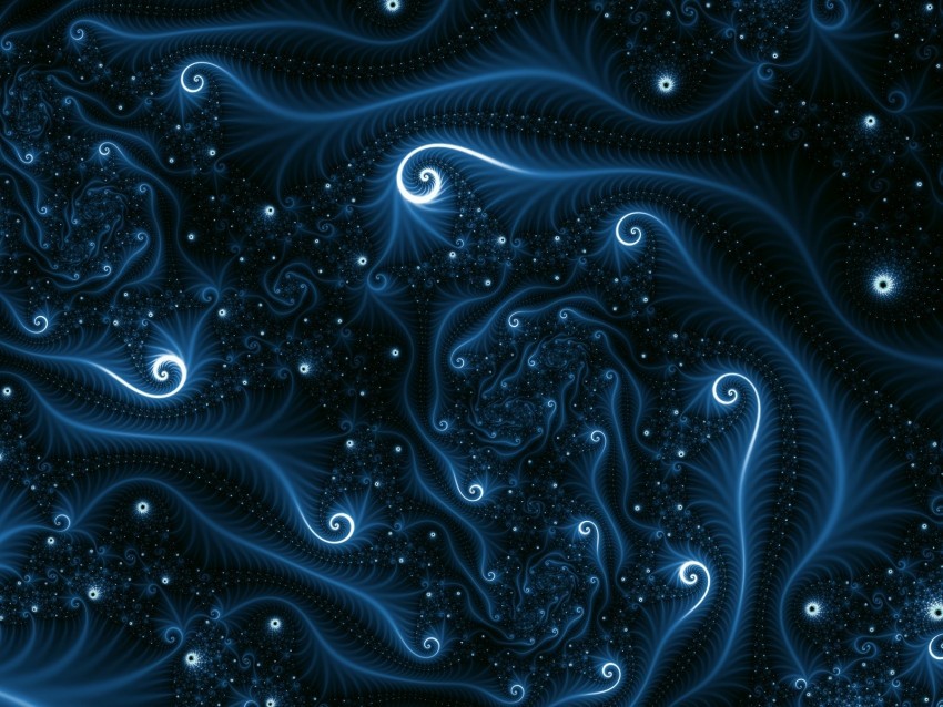 fractal tangled swirling winding glow abstraction PNG images with no royalties