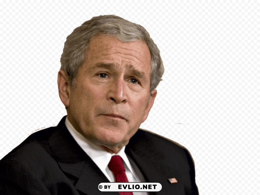 george bush HighQuality PNG Isolated on Transparent Background png - Free PNG Images ID ff3565f9