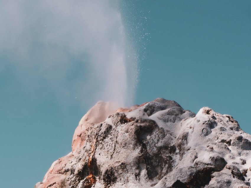 geyser mountain peak spray water PNG images for merchandise
