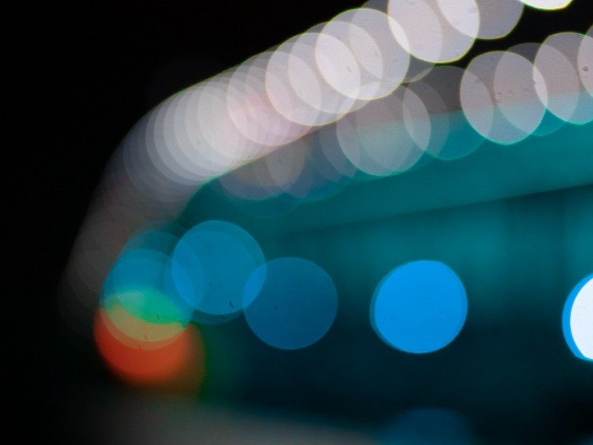 glare bokeh blur lights macro Isolated Subject with Transparent PNG 4k wallpaper