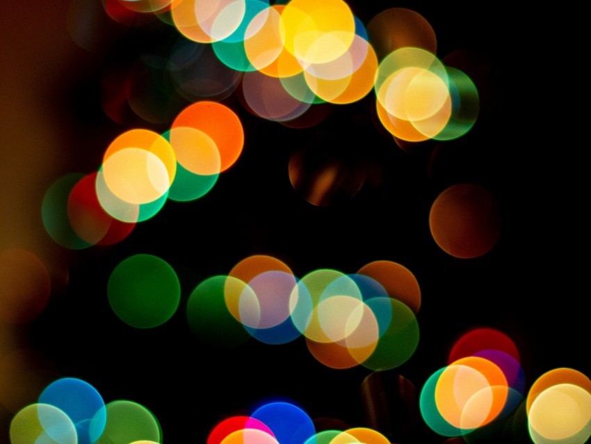 glare bokeh colorful circles rainbow Free PNG images with transparent layers