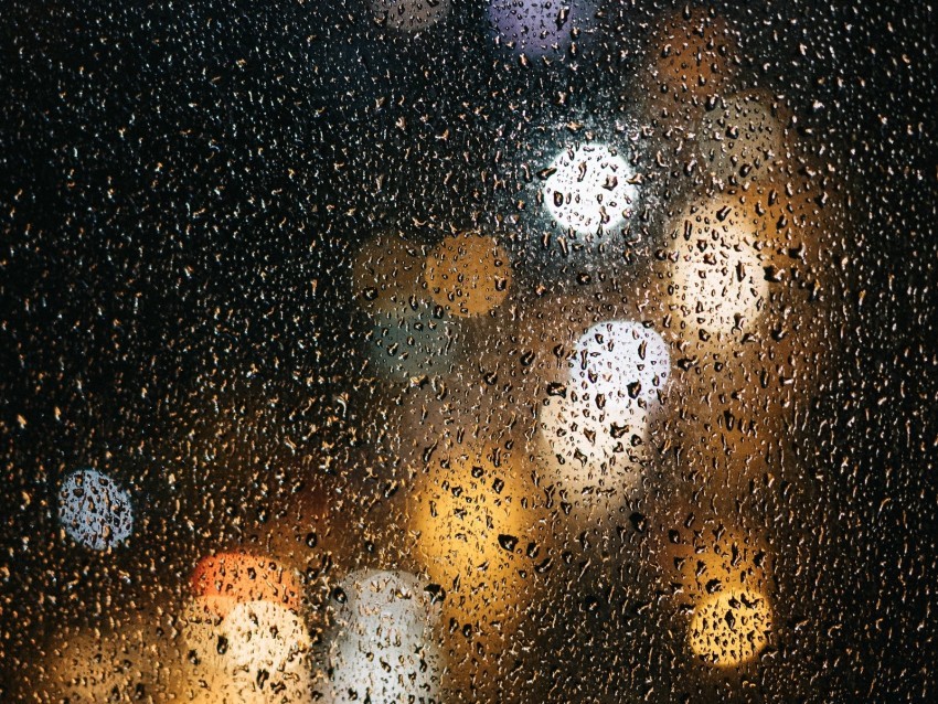 glass drops bokeh rain wet surface lights Transparent PNG images database