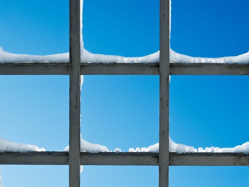 gridded lattice window snow sky Isolated Graphic with Transparent Background PNG