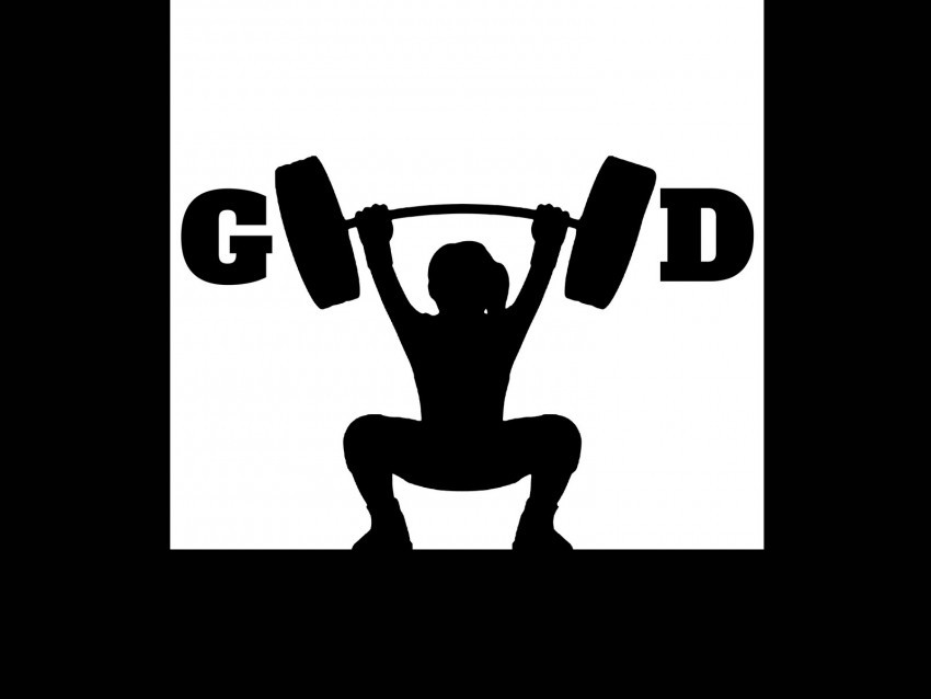 gym sport barbell text Alpha PNGs