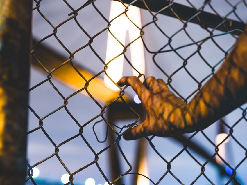 hand mesh fence night Isolated Character in Clear Transparent PNG 4k wallpaper