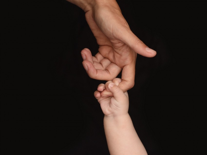 hands fingers touch child parent PNG files with clear backdrop collection