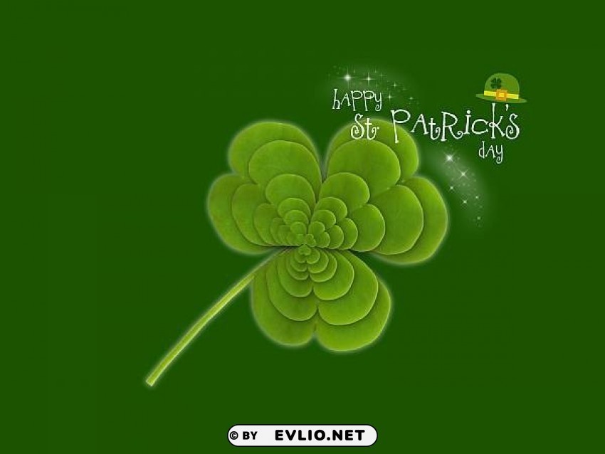happy st patrick's day Clean Background Isolated PNG Object