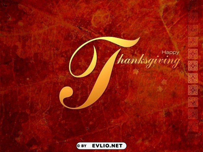 happy-thanksgiving ClearCut PNG Isolated Graphic