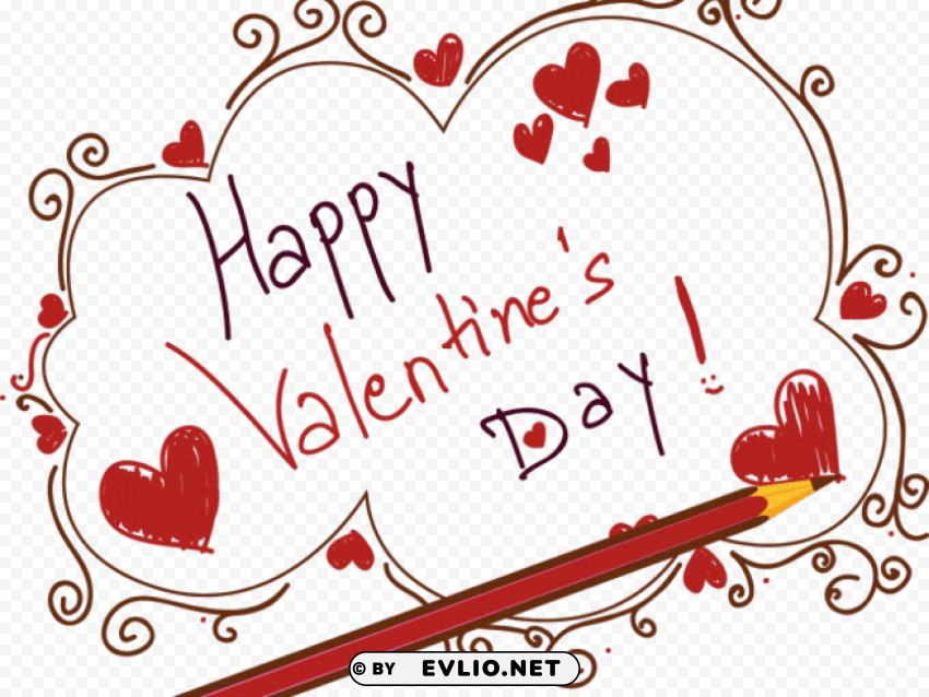 happy valentines day sticker oval Isolated Element on HighQuality Transparent PNG