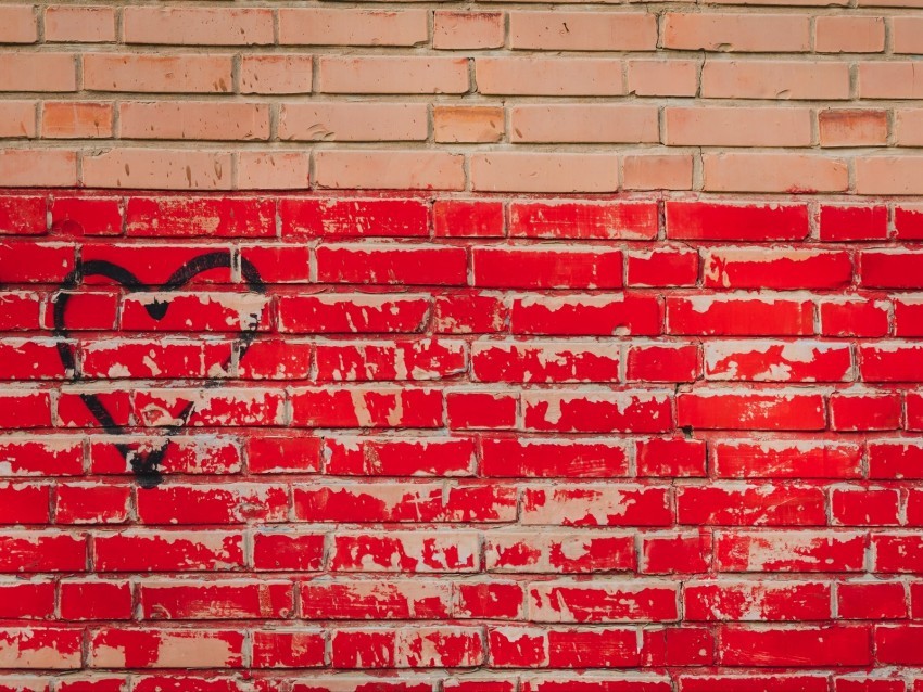 heart wall paint graffiti shabby brick PNG transparent images extensive collection