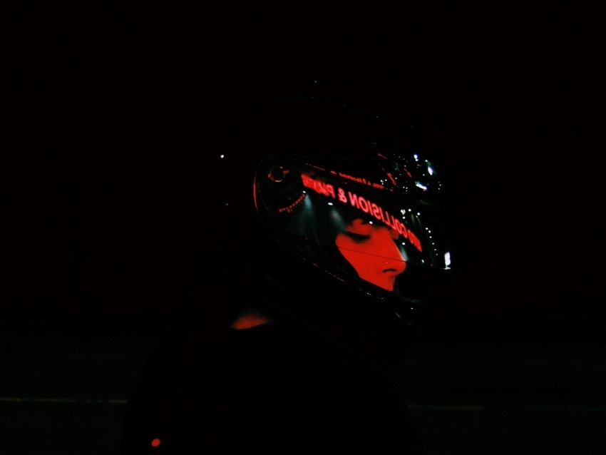 helmet face dark light red black Transparent Background PNG Isolated Illustration 4k wallpaper