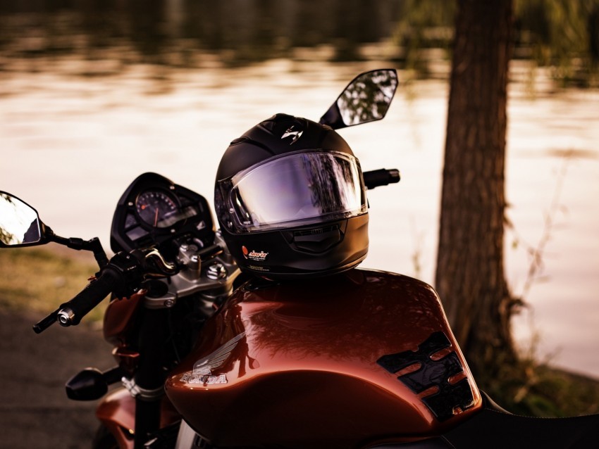 helmet motorcycle honda bike Transparent PNG image free