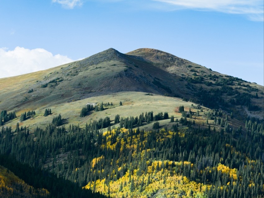 hill hillside mountain clouds Free PNG download no background 4k wallpaper