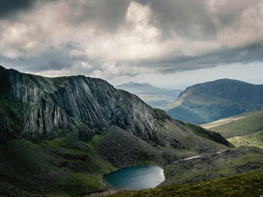 hills lake landscape mountains sky PNG photos with clear backgrounds 4k wallpaper