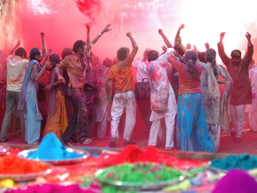 holy colors holi india PNG Graphic with Isolated Clarity