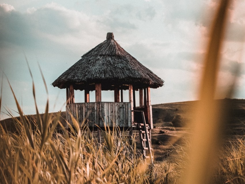 hut building wooden grass PNG images with no attribution