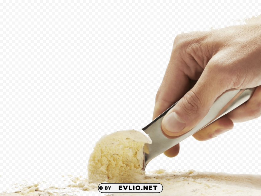 ice cream scoop Transparent PNG Isolated Subject Matter